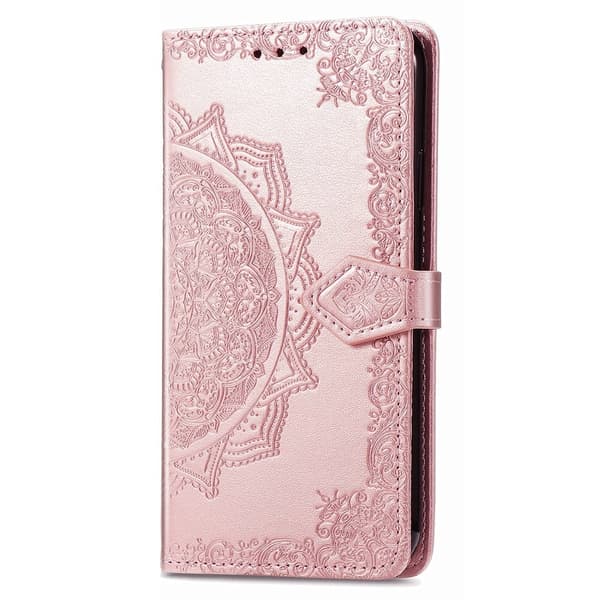 Mandala Sony Xperia 10 V etui i lær - Rose Gull