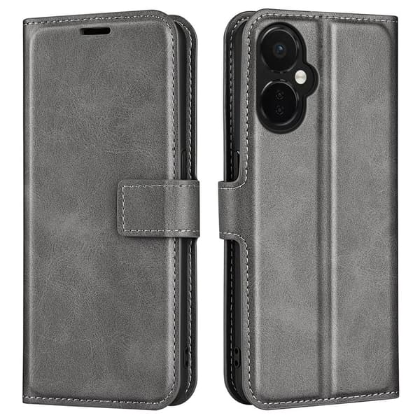 Lompakko Nahkakotelo For OnePlus Nord CE 3 - Harmaa