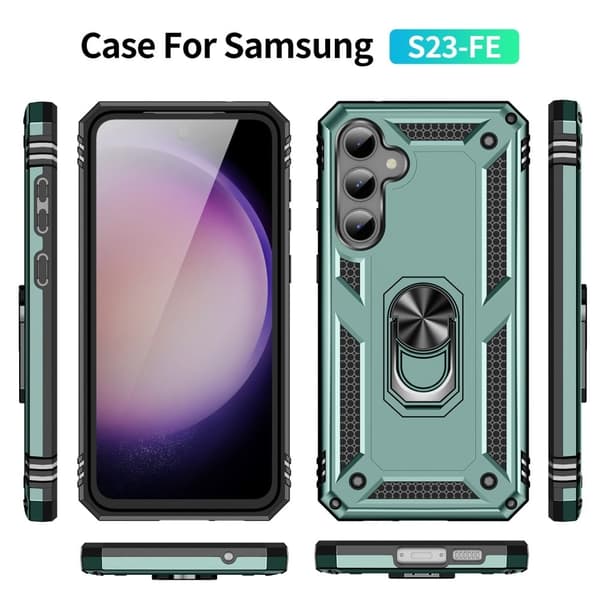 Bofink Combat Galaxy S23 Fe Suojakotelo - Vihreä