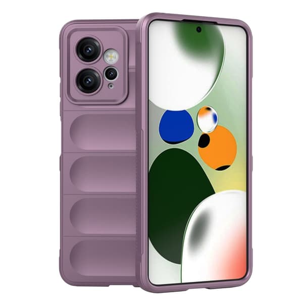 Mjukt greppformat Xiaomi Redmi Note 12 skal - Lila