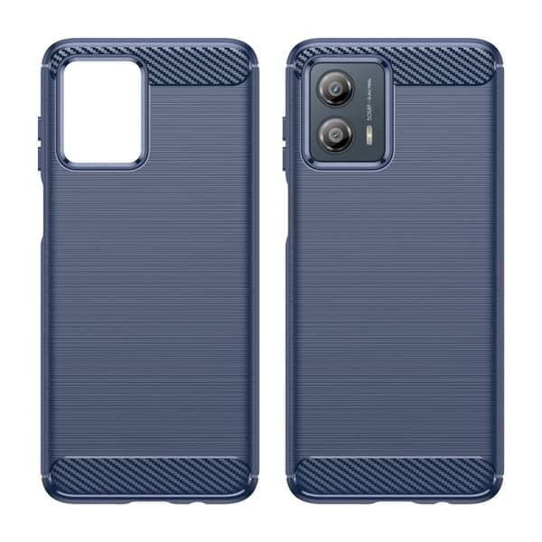 Carbon Flex Etui Motorola Moto G53 - Blå