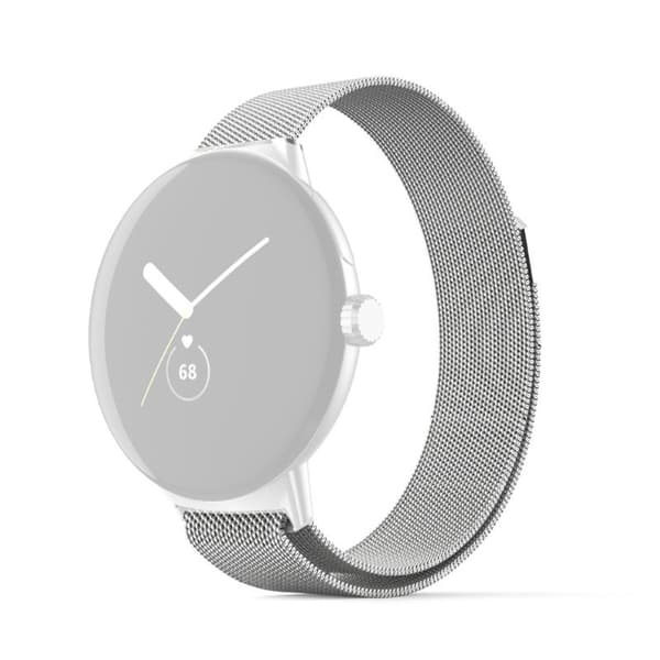 Google Pixel Watch klokkerem i rustfritt stål - Sølv