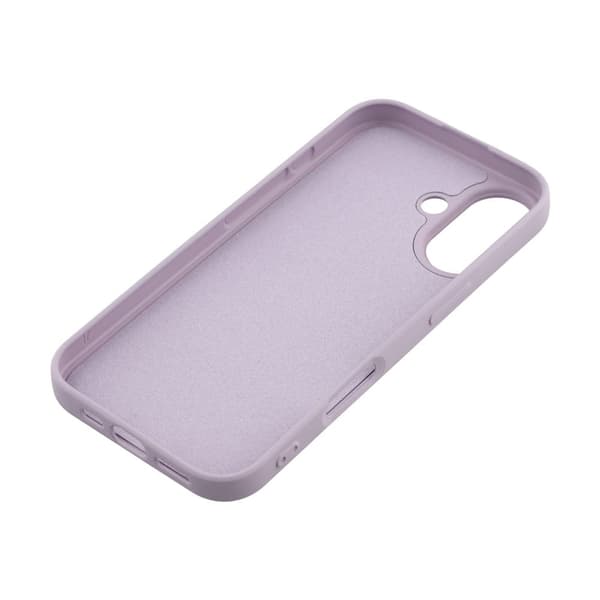 Mikrofiberforet blødt gummi iPhone 17 cover - Lilla