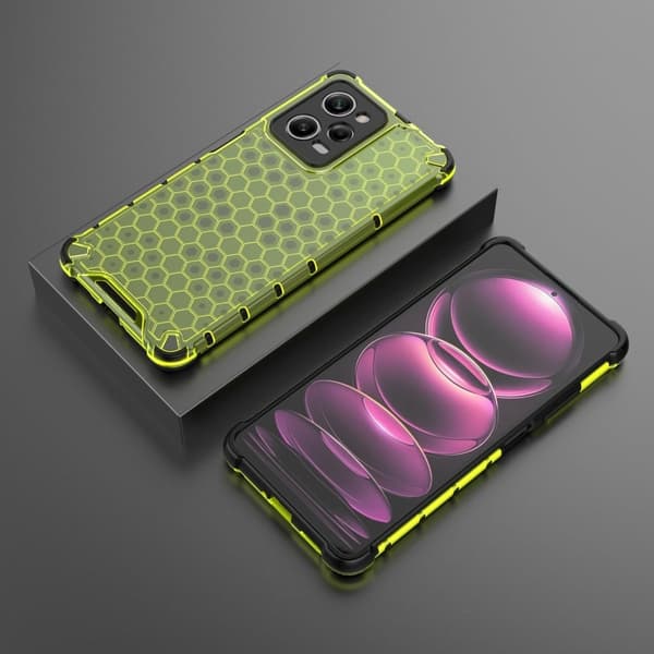 Bofink Honeycomb Xiaomi Redmi Note 12 Pro Etui - Grøn