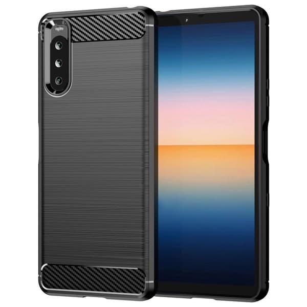 Carbon Flex Etui Sony Xperia 10 III Lite / 10 Iii - Sort