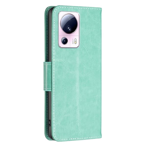Sommerfugl Xiaomi 13 Lite / Civi 2 Flip Etui - Grøn