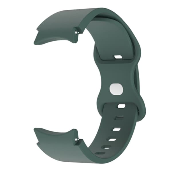 20mm Samsung Galaxy Watch 6 / 6 Pro / 5 / 4 silikonerem - Sortliggrøn