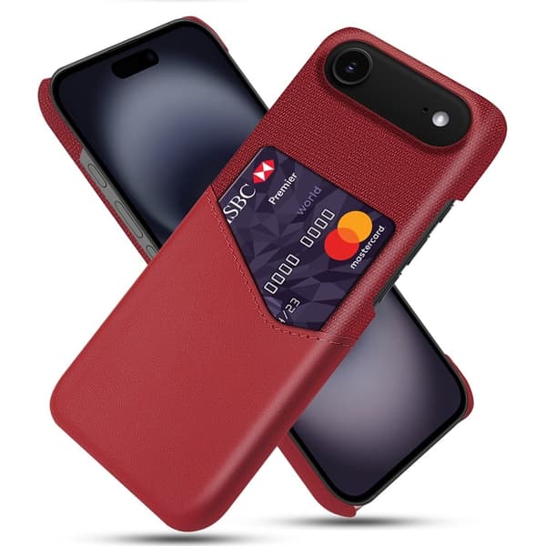 Bofink iPhone Air korttikotelo - Punainen