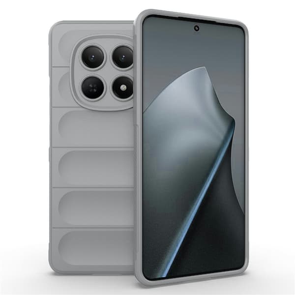 Blødt grebsformet Xiaomi Redmi Note 15 4G cover - Lysegrå