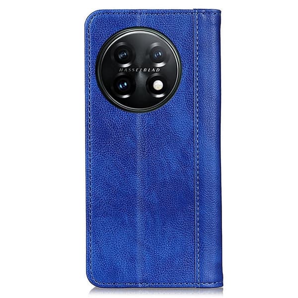 Plånboksfodral i Äkta Läder till OnePlus 11 - Blå