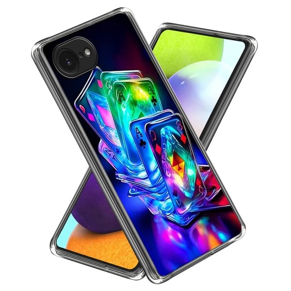 Vibe iPhone 16e -kansi - Värikkäät Pelikortit