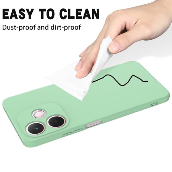 Matte Liquid Oppo A5 Pro 5G silikone cover - Grøn