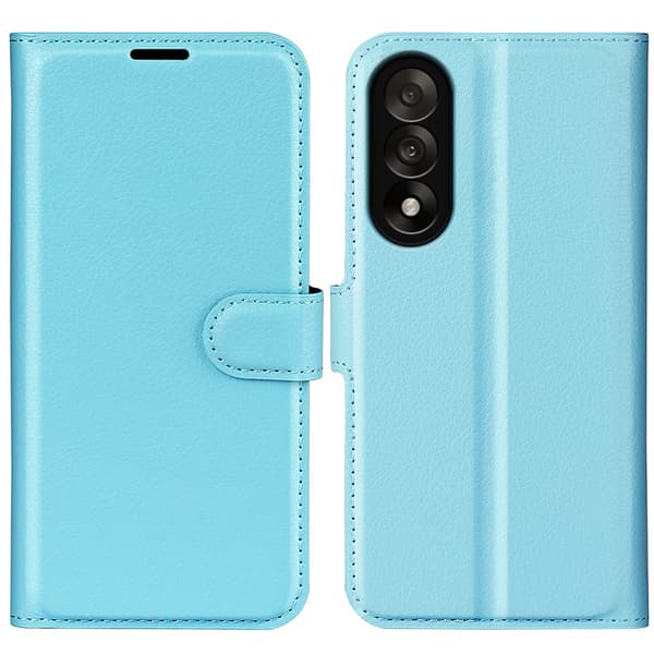 Klassisk OnePlus Nord 5 flip etui - Blå