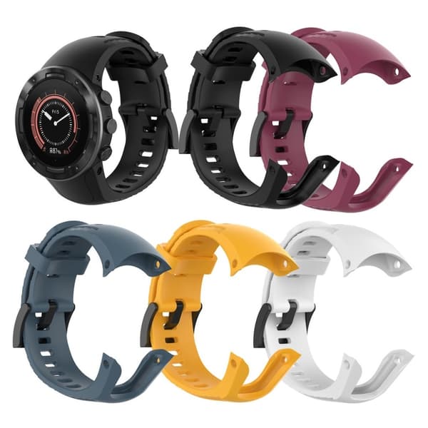 Suunto 5 classic silikoninen kellonauha - Musta