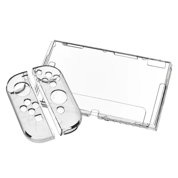 Nintendo Switch OLED spelkonsol Transparent kristallskal Mjukt, flexibelt, delbart skydd