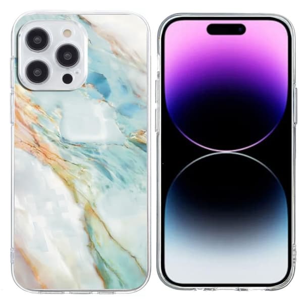 Vibe iPhone 15 Pro skal - Oljemålning Marmor