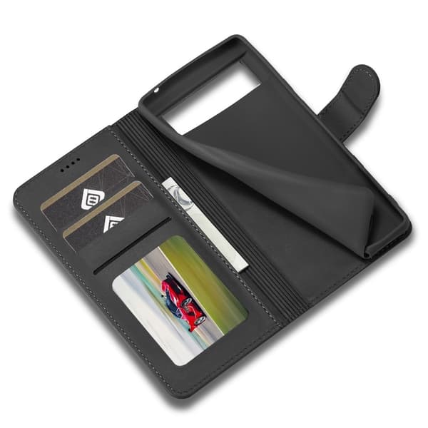 LC.Imeeke Google Pixel 6 Pro Flip Etui - Sort