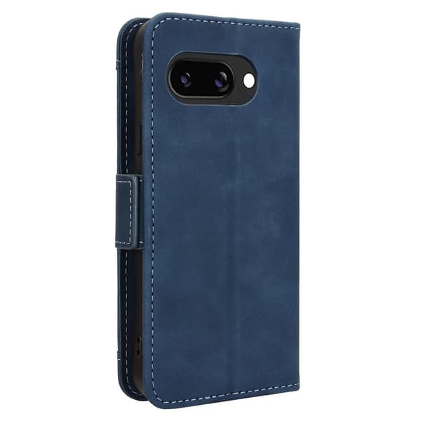 Lommebok-etui i moderne skinn-design Google Pixel 9a - Blå