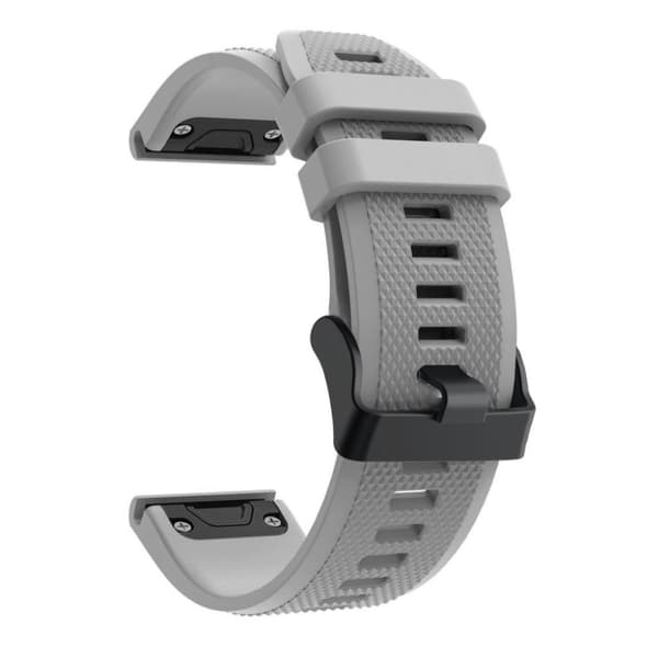 Garmin Fenix ​​5 fleksibelt silikon se bandet - grå