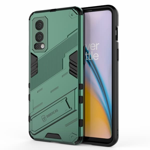 Støtsikkert hybriddeksel for OnePlus Nord 2 5G - Grønn