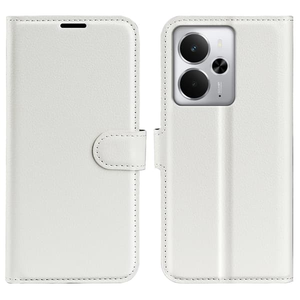 Classic Realme 14 5G flip etui - Hvit