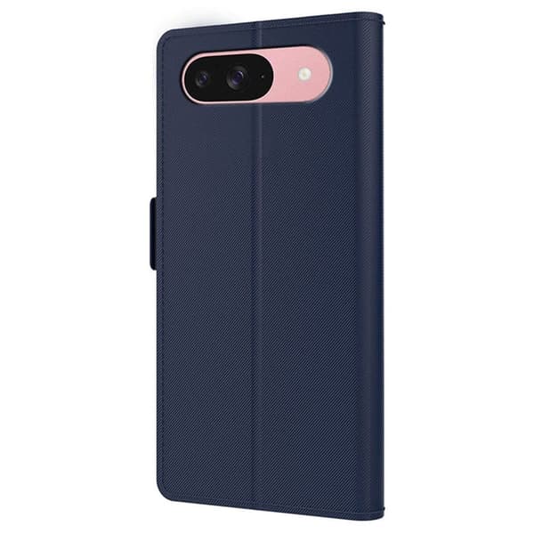 Google Pixel 9 Pro / Google Pixel 9 etui med makeup-spejl i smart design - Blå