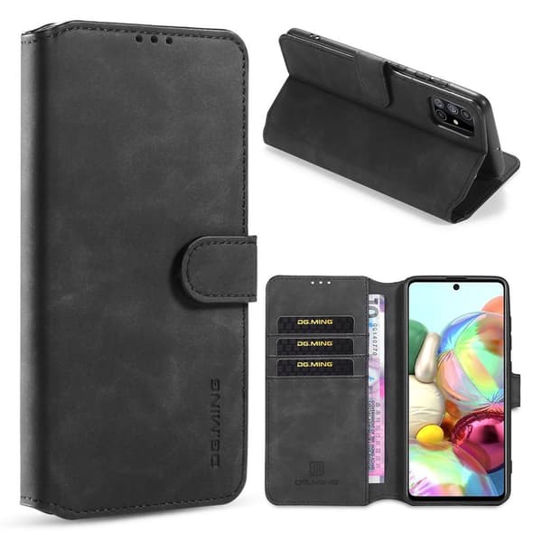 DG.MING Samsung Galaxy A51 Retro Etui - Sort