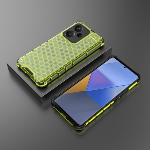 Bofink Honeycomb Xiaomi Redmi Note 13 Pro Plus cover - Grøn