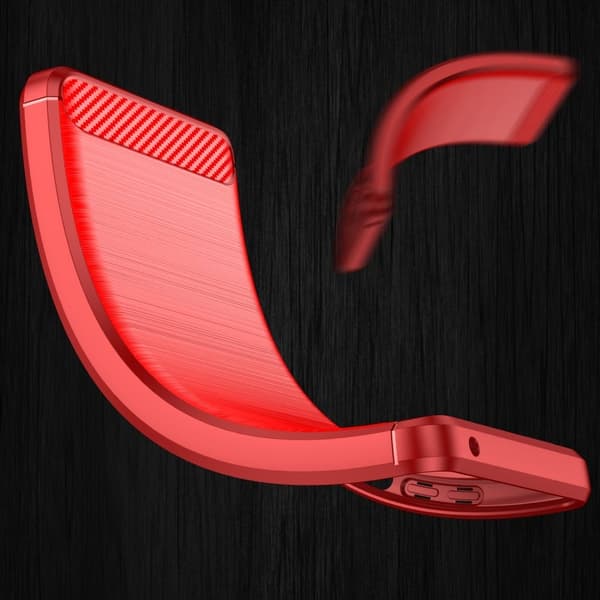 Carbon Flex iPhone 13 Pro skal - Röd