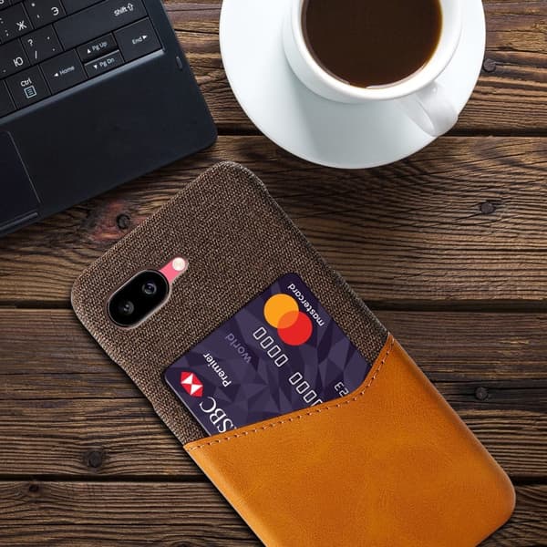 Bofink Google Pixel 9a cover med kortholder - Orange