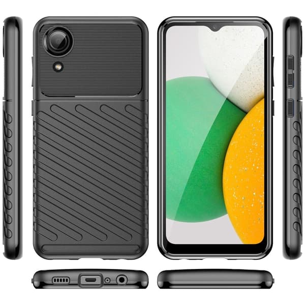 Thunder Samsung Galaxy A03 Core Etui - Svart