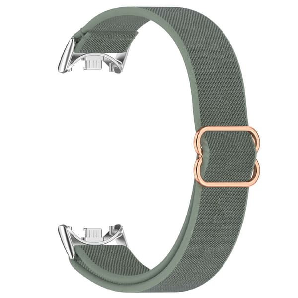 Urrem Xiaomi Smart Band 10 / 9 / 8 Elastisk vævet nylon håndledsrem - Grøn