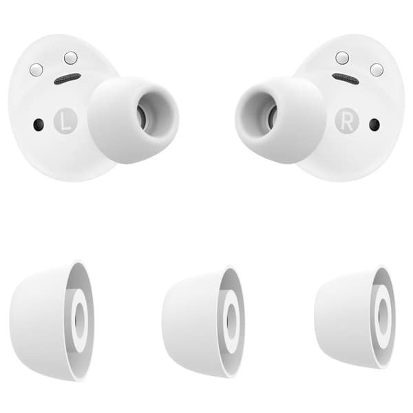 AHASTYLE PT168-B2 3 par Samsung Galaxy Buds2 Pro silikonørepropper, erstatningsørepropper - Hvit