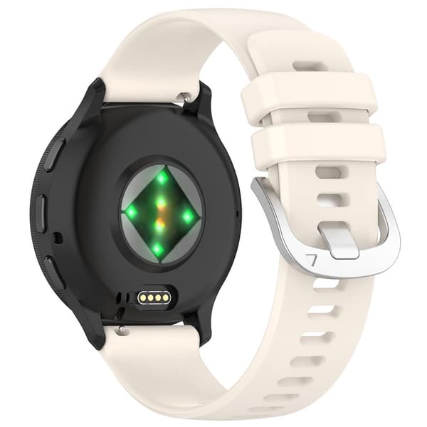 20 mm blankt urrem til Garmin Forerunner 570 - justerbar silikonerem - Stjernelys
