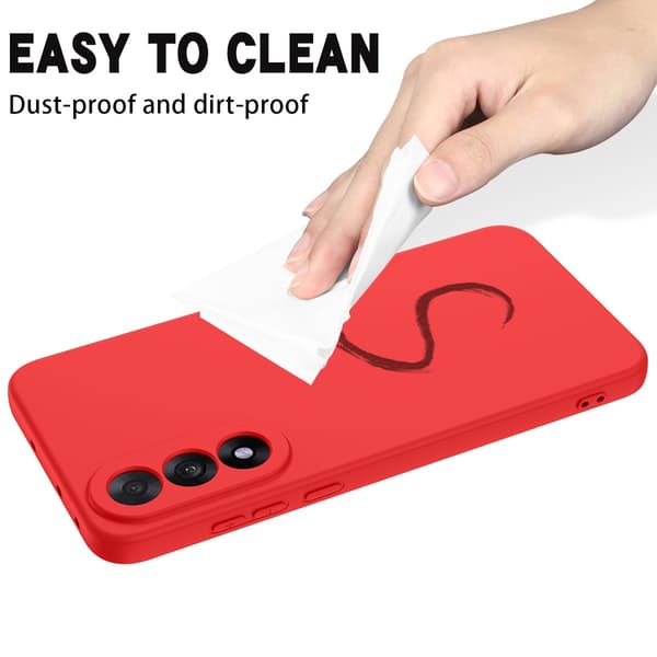 Matte Liquid OnePlus Nord 5 silikone cover - Rød