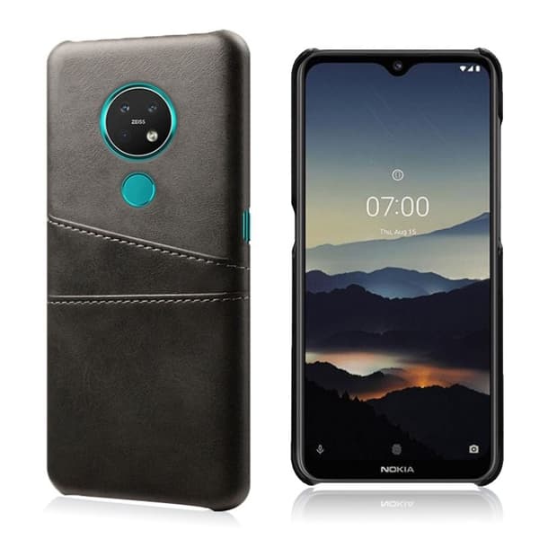 Dual Card etui - Nokia 7.2 / 6.2 - Sort