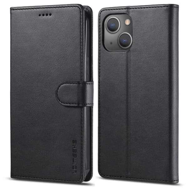 LC.IMEEKE iPhone 14 Plus Läppäkotelo - Musta