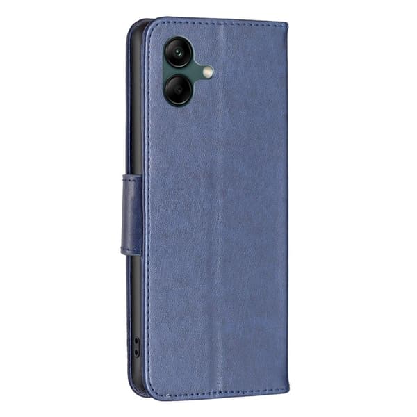 Sommerfugl Samsung Galaxy A04 Flip Etui - Mørkeblå