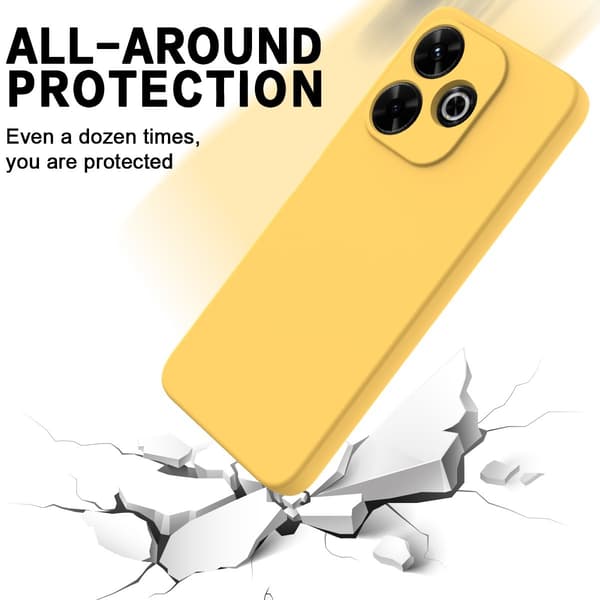 Matte Liquid Xiaomi Redmi 13x silikone cover - Gul