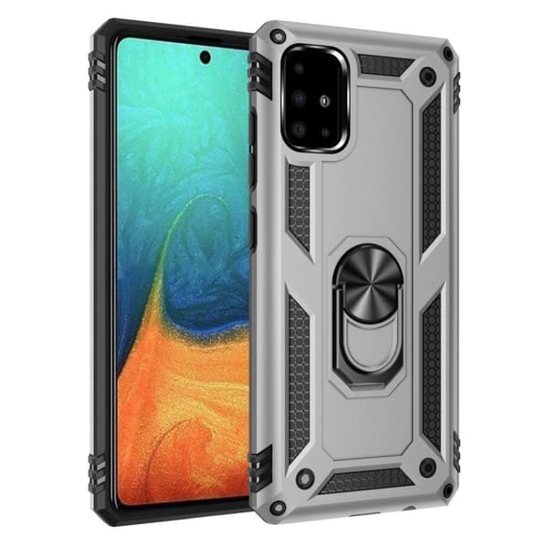 Bofink Combat Samsung Galaxy A71 cover - Sølv