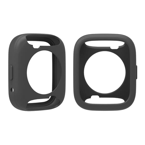 Xiaomi Redmi Watch 3 Active Silicone Strap Replacement Wrist Band with Watch Case - Dark Grey