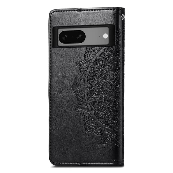 Mandala Google Pixel 7a Läppäkotelo - Musta