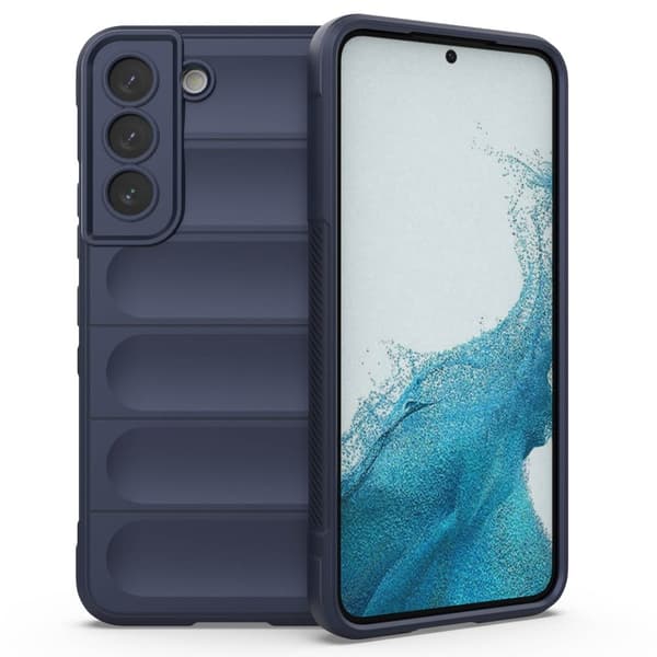 Mjukt greppformat Samsung Galaxy S22 Plus skal - Blå
