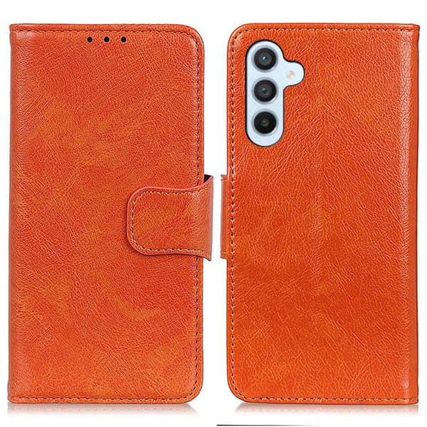 Neptune Læder Samsung Galaxy S26 Pro Flip etui - Orange