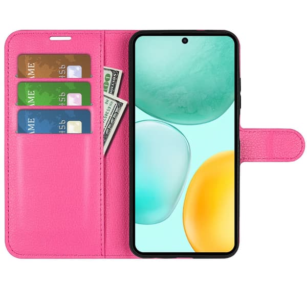 Classic Honor X6c flip etui - Rosarød