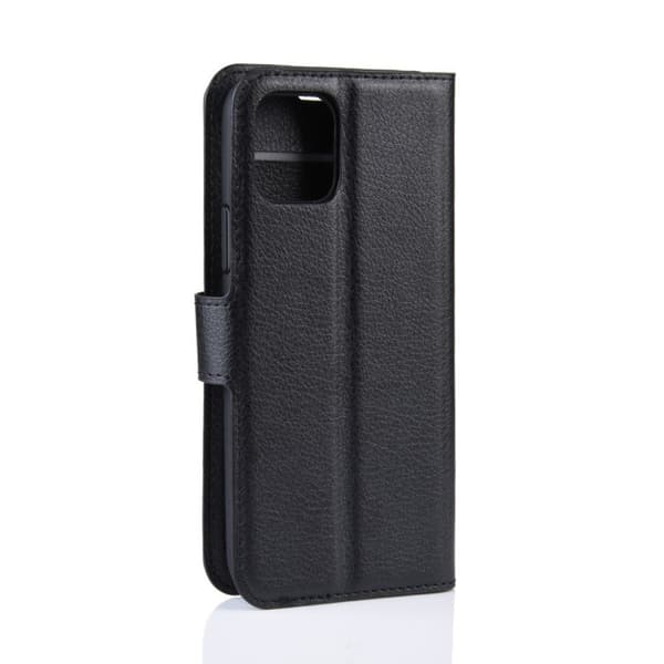 Alpha läder iPhone 11 Pro Max fodral - Svart