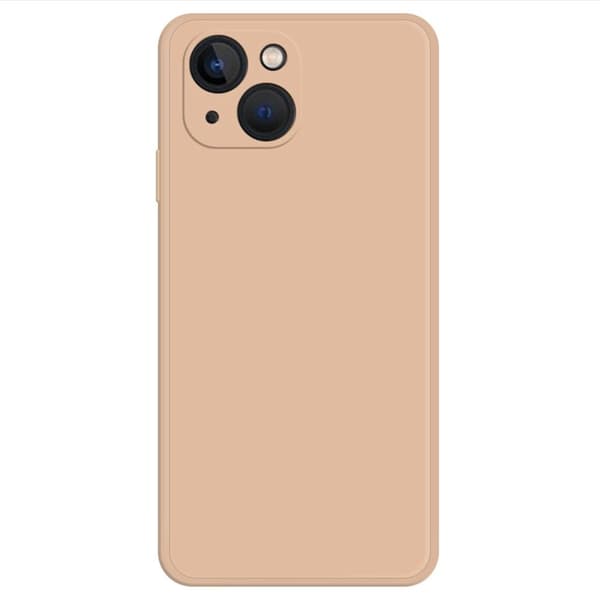 Avfasat gummerat droppskydd för iPhone 13 Mini - Orange