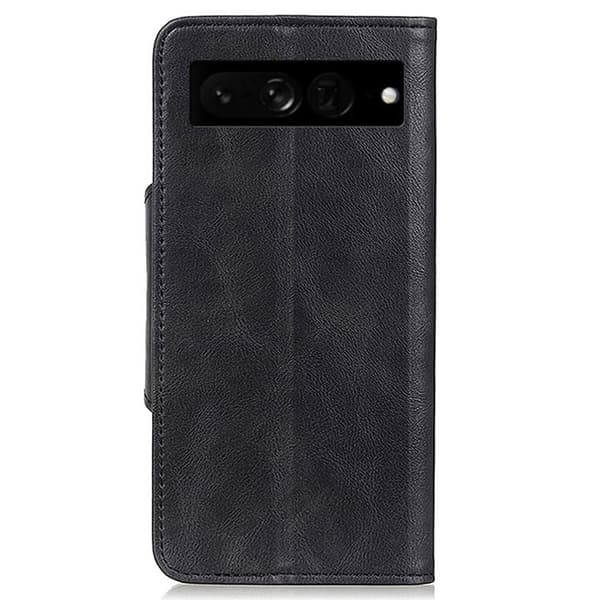 Alpha Google Pixel 7 Pro flip etui i lær - Svart