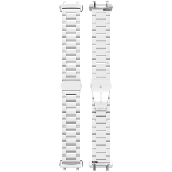 Urrem Huami Amazfit T-Rex 3 A2322 Titaniumlegering 3-perle håndledsrem - Sølv