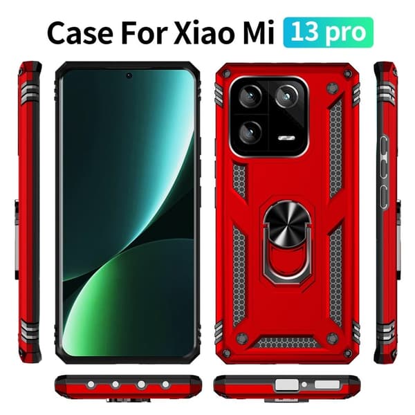 Bofink Combat Xiaomi 13 Pro Suojakotelo - Punainen